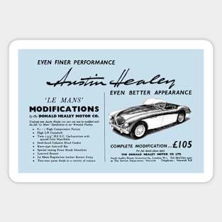 AUSTIN HEALEY 3000 - advert Magnet